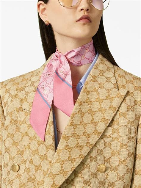 scatolo cinta gucci|gucci print silk neck bow.